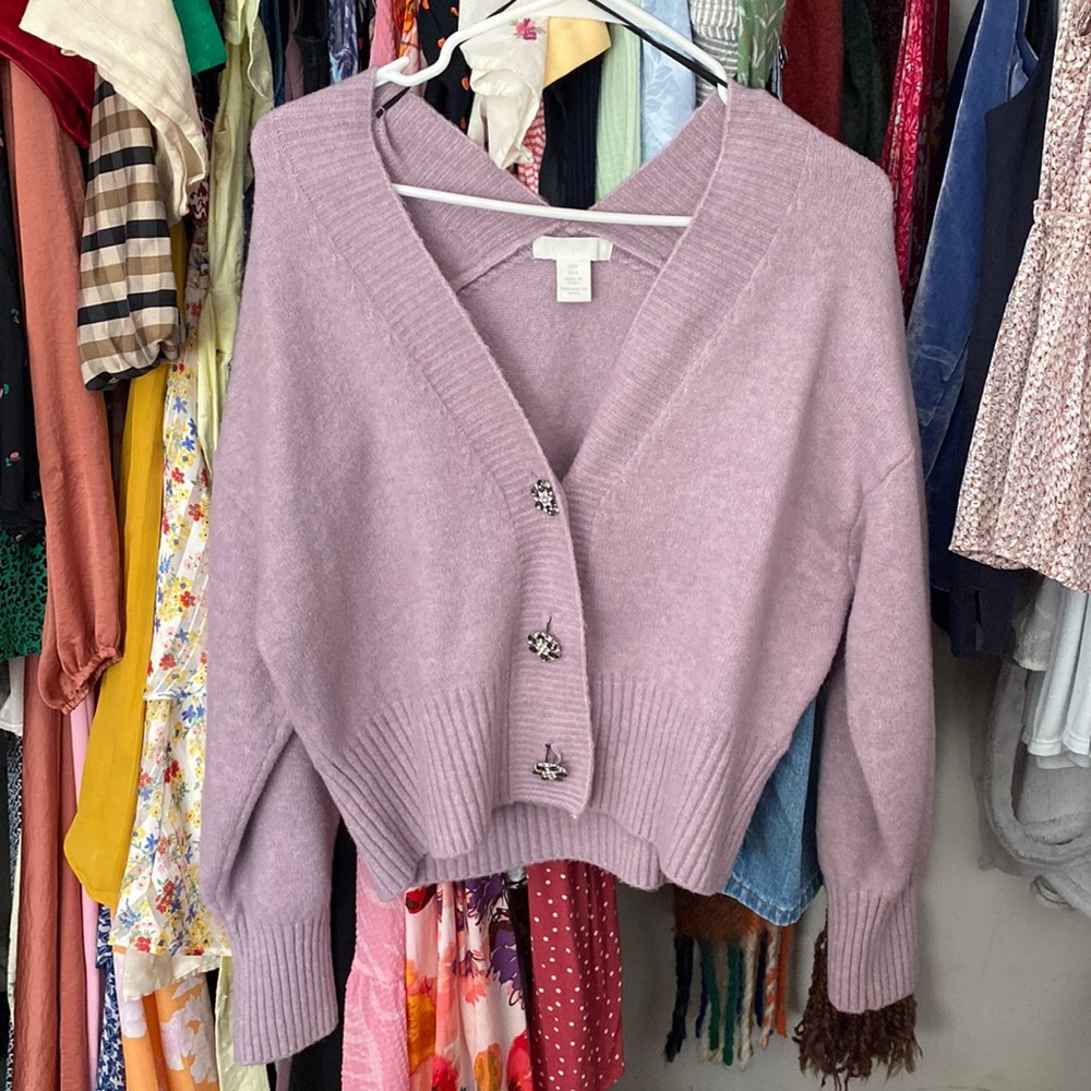 Gorgeous Lilac cardigan!